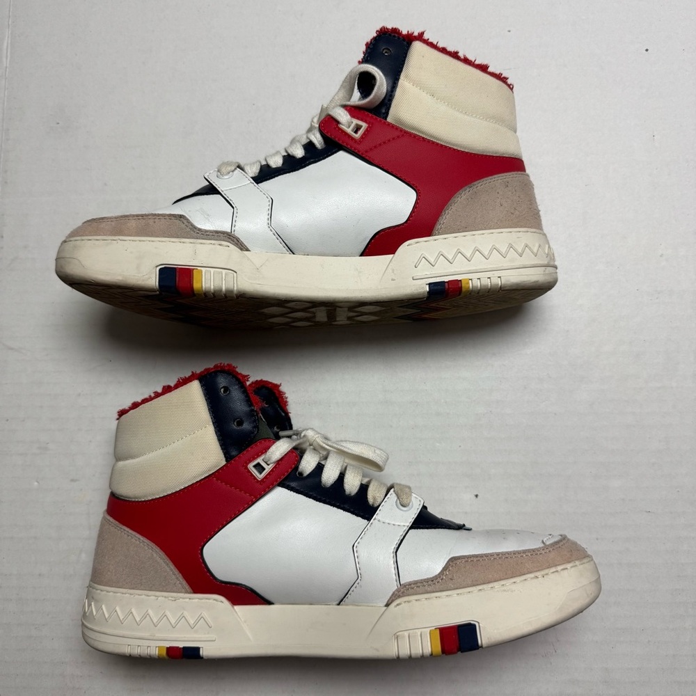 MISSONI x ACBC High Top Sneakers Terrycloth Lining  Size: 9.5 Made In Italy